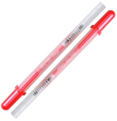Глянцевая ручка-контур Sakura Glaze 3D Roller Red для всех поверхностей красная купить в магазине для леттеринга ArtCraft.Space с доставкой по РФ и СНГ