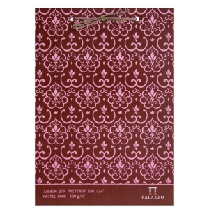 Альбом для пастелей 20л. А3 Лилия Холдинг "Палаццо.Модерн", 200г/м2, сутаж, фуксия