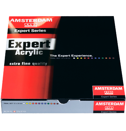 Набор акриловых красок Amsterdam Expert Series 12 цветов в тубах 20 мл купить в художественном магазине ArtCraft.Space с доставкой по РФ и СНГ