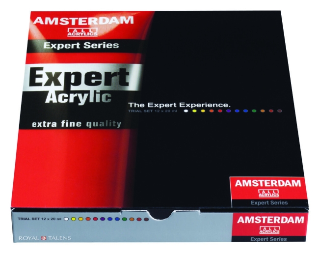 Набор акриловых красок Amsterdam Expert Series 12 цветов в тубах 20 мл купить в художественном магазине ArtCraft.Space с доставкой по всему миру