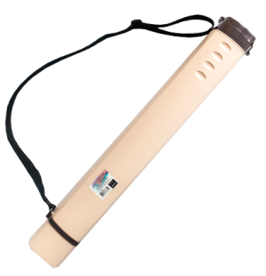 Тубус раздвижной диам. 9 см, кремовый