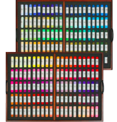 Пастель Mungyo Gallery Handmade Soft Pastel сухая круглая 200 цветов профессиональная в деревянном кейсе купить в художественном магазине ArtCraft.Space с доставкой по всему миру