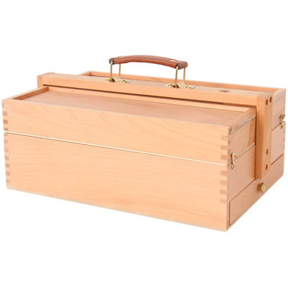 Ящик для художника для кистей и красок Гамма "Московская палитра" 36х23.5х15 см из бука купить в художественном магазине ArtCraft.Space с доставкой по РФ И СНГ