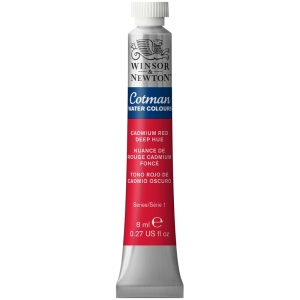 Акварель Winsor&Newton "Cotman", 8мл, туба, насыщенно-красный кадмий