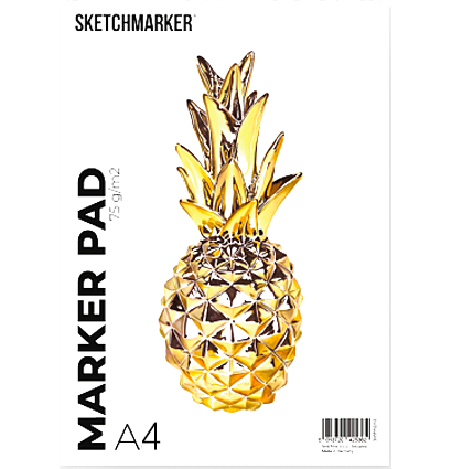 Альбом для маркера SKETCHMARKER MARKER 75гр/м.кв А4 50л