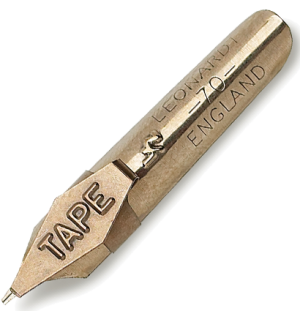 Перо Manuscript Tape 0,5мм Бронзовое с наконечником,