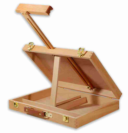 Настольный этюдный ящик из бука Малевичъ МЛ-HS с функциями мольберта купить в художественном магазине ArtCraft.Space с доставкой по РФ и СНГ Настольный этюдный ящик из бука Малевичъ МЛ-HS с функциями мольберта купить в художественном магазине ArtCraft.Space с доставкой по РФ и СНГ