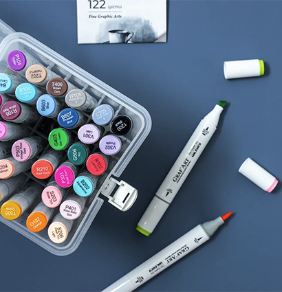 Набор спиртовых маркеров Малевичъ GrafArt Brush, Базовый 36 цветов,