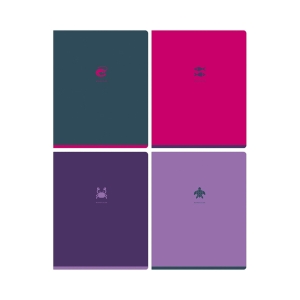 Тетрадь 48л., А5, клетка BG "Monocolor. Element", soft-touch ламинация, с форзацем, 70г/м2