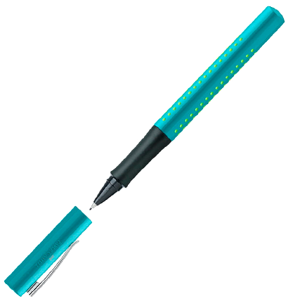Ручка капиллярная Faber-Castell Grip 2010 бирюзовый корпус, синие чернила купить в магазине ArtCraft.Space