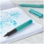 Ручка капиллярная Faber-Castell Grip 2010 бирюзовый корпус, синие чернила купить в магазине ArtCraft.Space