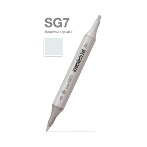 Маркер SKETCHMARKER двухсторонний на спирт.основе цв.SG7 Простой серый 7 Маркер SKETCHMARKER двухсторонний на спирт.основе цв.SG7 Простой серый 7