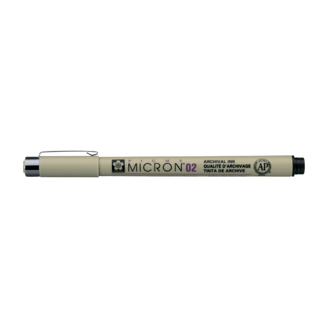 Ручка капиллярная Pigma Micron 0.3мм Черный