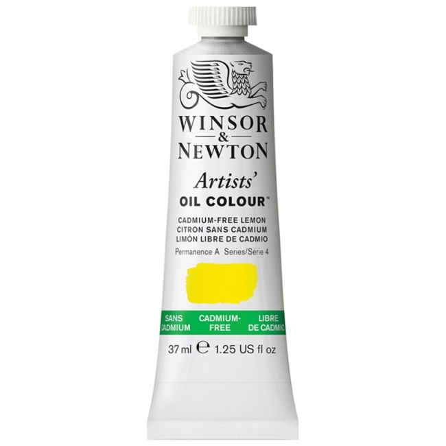 Краска масляная профессиональная Winsor&Newton "Artists' Oil", беcкадмиевый лимонный