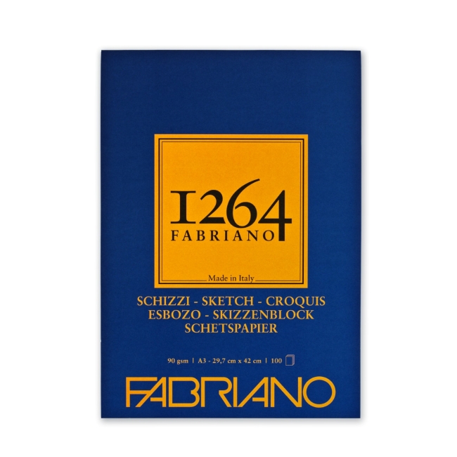 Альбом для графики 1264 SKETCH 90г/м.кв 29,7х42 100л склейка по короткой стороне