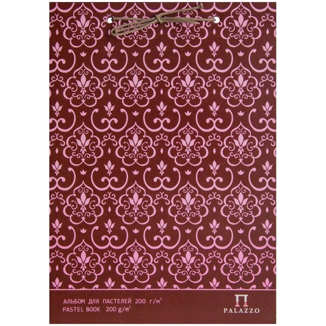 Альбом для пастелей 20л. А4 Лилия Холдинг "Палаццо.Модерн", 200г/м2, сутаж, фуксия