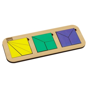 Развивающая игра ТРИ СОВЫ "Методика Никитина. Рамки - вкладыши", 3 квадрата, дерево Развивающая игра ТРИ СОВЫ "Методика Никитина. Рамки - вкладыши", 3 квадрата, дерево