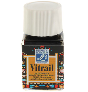 Краска по стеклу VITRAIL банка 50мл №231 Желто-оранжевая,