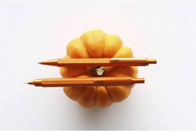 Карандаш механический Rhodia script, корпус алюминиевый оранжевый, 0,5 мм 9398C,