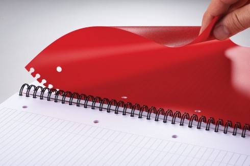 Бизнес-тетрадь OXFORD International ActiveBook A4+ 80л клетка двойная спираль пластиковая обложка.,