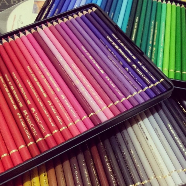 Карандаш художественный Faber-Castell "Polychromos", цвет 249 розовато-лиловый Карандаш художественный Faber-Castell "Polychromos", цвет 249 розовато-лиловый