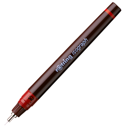 Изограф чертежный Rotring 0.1 мм пластиковый корпус купить в магазине ArtCraft.Space с доставкой