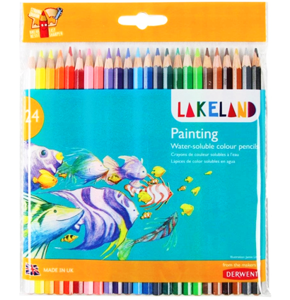 Набор акварельных карандашей Derwent Lakeland Painting 24 цвета купить в художественном магазине ArtCraft.Space