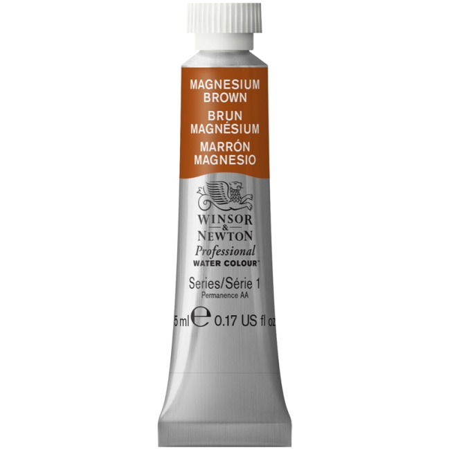 Акварель художественная Winsor&Newton "Professional", 5мл, туба, магний коричневый