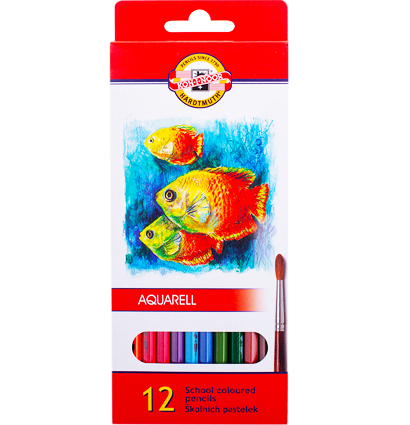 Карандаши акварельные Koh-I-Noor Рыбы набор 12 цветов купить в художественном магазине ArtCraft.Space с доставкой Карандаши акварельные Koh-I-Noor Рыбы набор 12 цветов купить в художественном магазине ArtCraft.Space с доставкой