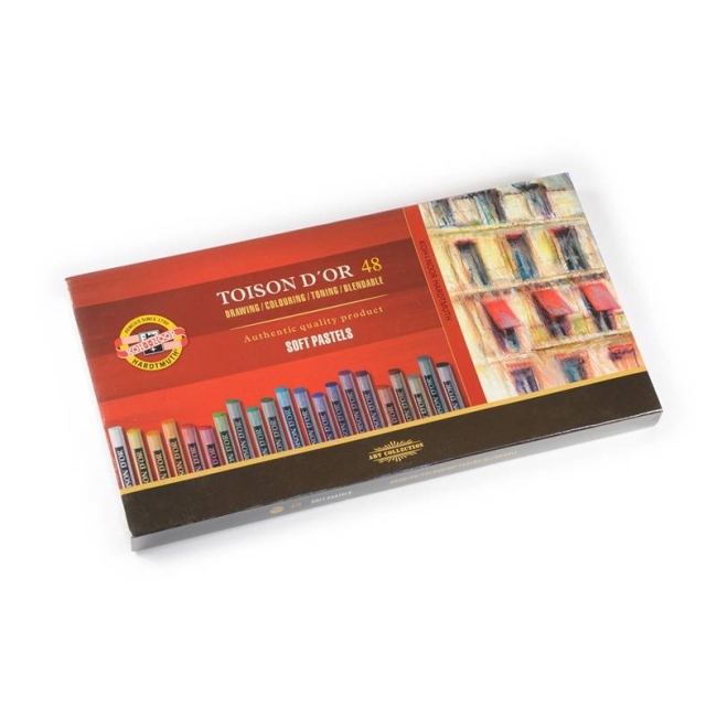 Пастель художественная сухая Toison D'or Koh-I-Noor 48 цветов купить в художественном магазине ArtCraft.Space с доставкой