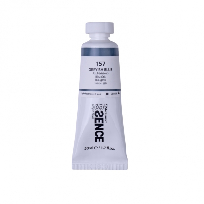 Краска акриловая ShinHan Ssence туба 50мл №157 Синий сероватый Краска акриловая ShinHan Ssence туба 50мл №157 Синий сероватый