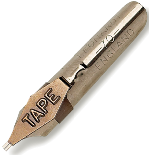 Перо Manuscript Tape 1мм Бронзовое с наконечником,