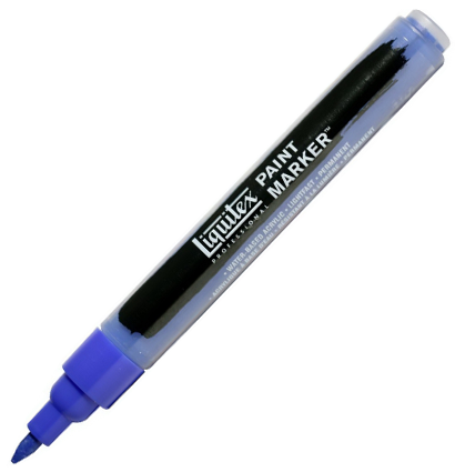 Маркер акриловый LIQUITEX PAINT MARKER Fine 2 мм №381 кобальт синий имит купить в ArtCraft.Space