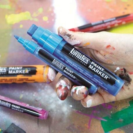 Маркер акриловый LIQUITEX PAINT MARKER Fine 2 мм №381 кобальт синий имит купить в ArtCraft.Space