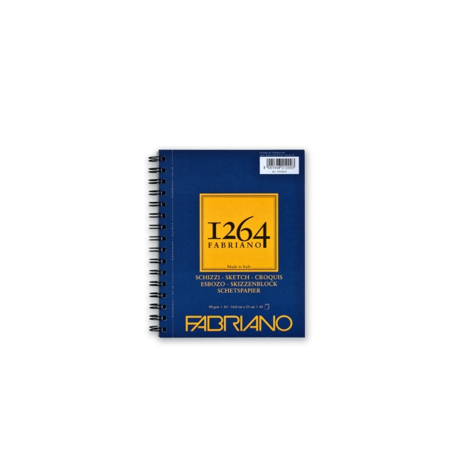 Альбом для графики 1264 SKETCH 90г/м.кв 14,8х21 60л спираль по длинной стороне