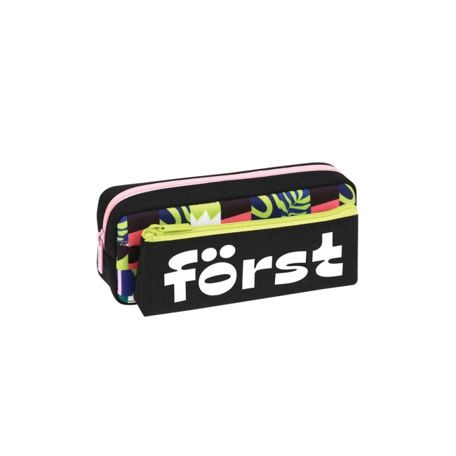 Пенал мягкий 2в1, 1 отделение, 205*80*40 Forst "Fusion", съемная косметичка на липучке