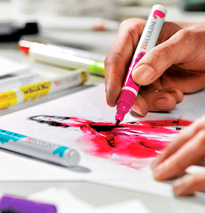 Акварельные маркеры Ecoline Brush Pen в наборе 10 цветов "Серые" купить в художественном магазине ArtCraft.Space