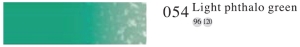 Пастель профессиональная сухая полутвёрдая квадратная цвет № 054 светлый фталевый зеленый