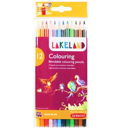 Набор цветных карандашей Derwent Lakeland Colouring 12 цветов купить в художественном магазине ArtCraft.Space