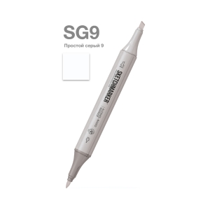 Маркер SKETCHMARKER двухсторонний на спирт.основе цв.SG9 Простой серый 9 Маркер SKETCHMARKER двухсторонний на спирт.основе цв.SG9 Простой серый 9