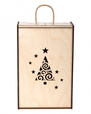 Заготовка для декорирования Ящик подарочный, 34х22х12см,