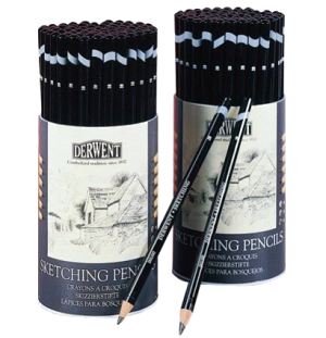 Набор чернографитных карандашей Sketching 72шт 3цв*24шт в тубусе