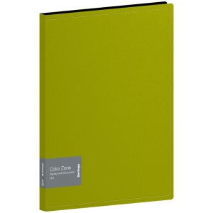 Папка с 60 вкладышами Berlingo "Color Zone", 21мм, 1000мкм, салатовая