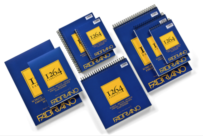 Альбом для графики 1264 SKETCH 90г/м.кв 21х29,7 120л спираль по длинной стороне