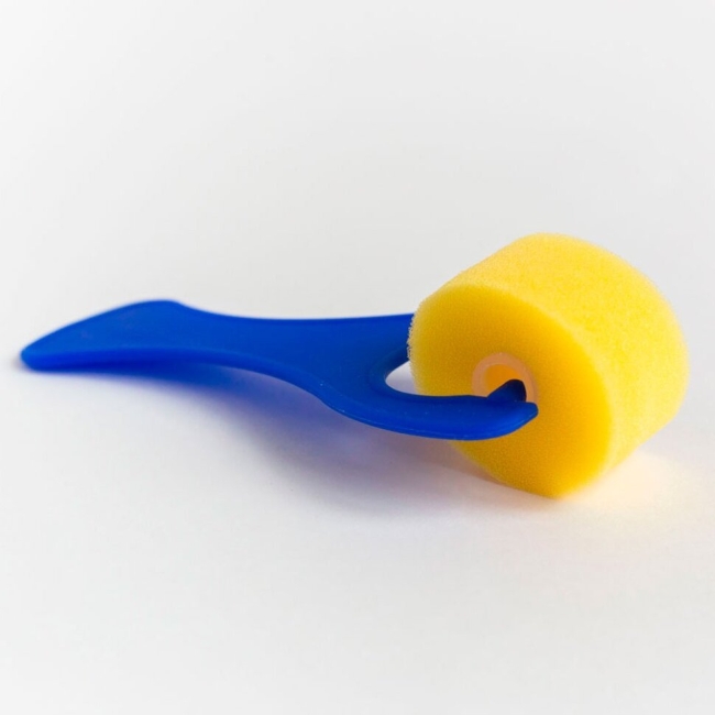 Валик поролоновый 25 мм для нанесения художественной краски желто-синий купить в художественном магазине ArtCraft.Space с доставкой по всему миру