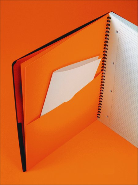 Бизнес-тетрадь OXFORD International ActiveBook A5+ 80л  клетка двойная спираль пластиковая обложка,