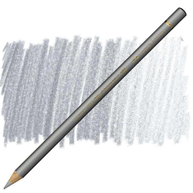Карандаш художественный Faber-Castell "Polychromos", цвет 251 серебряный Карандаш художественный Faber-Castell "Polychromos", цвет 251 серебряный
