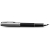 Ручка перьевая Parker "Sonnet Sand Blasted Metal&Black Lacquer" черная, 0,8мм, подар. уп.