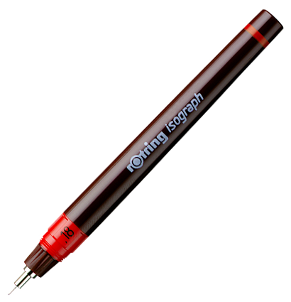 Изограф чертежный Rotring 0.18 мм пластиковый корпус купить в магазине ArtCraft.Space