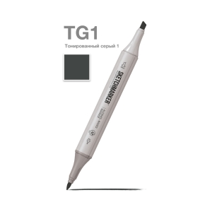 Маркер SKETCHMARKER двухсторонний на спирт.основе цв.TG1 Тонированный серый 1 Маркер SKETCHMARKER двухсторонний на спирт.основе цв.TG1 Тонированный серый 1